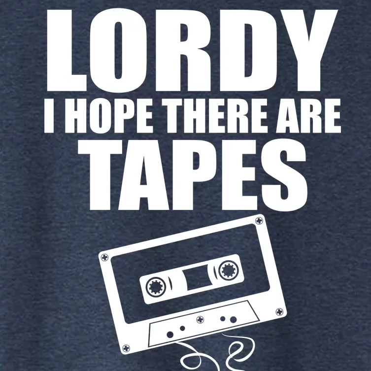 Lordy I Hope There Are Tapes Comey Catchphrase Women's Crop Top Tee