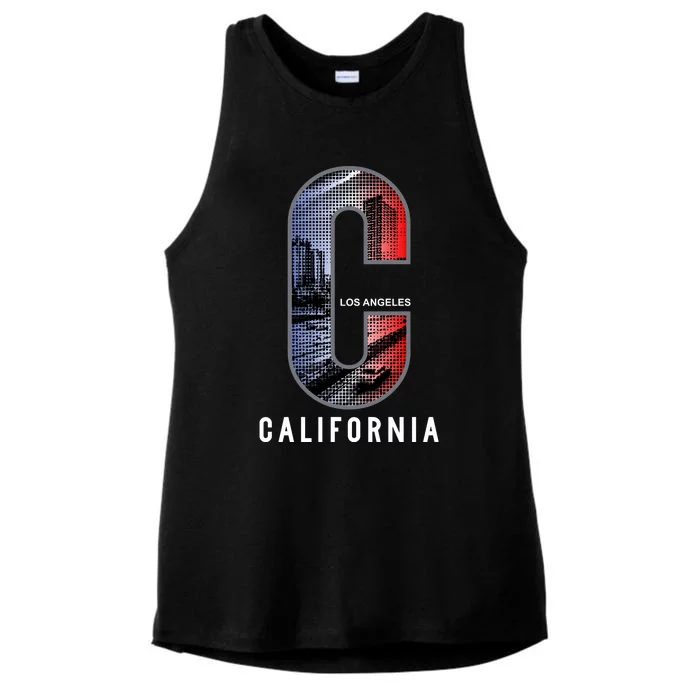 Los Angeles Ladies Tri-Blend Wicking Tank