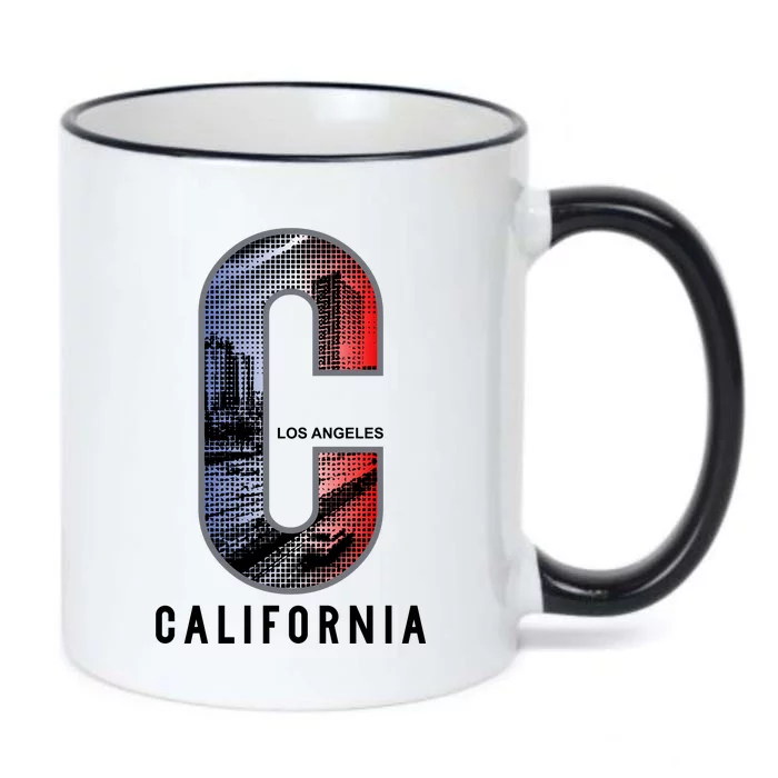 Los Angeles Black Color Changing Mug