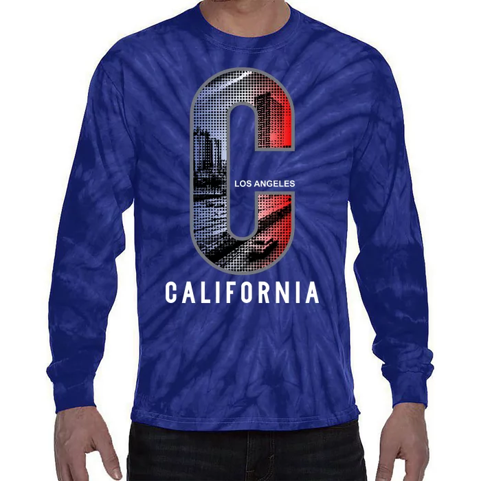 Los Angeles Tie-Dye Long Sleeve Shirt