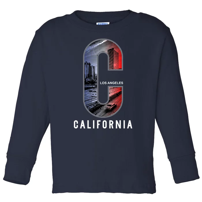 Los Angeles Toddler Long Sleeve Shirt