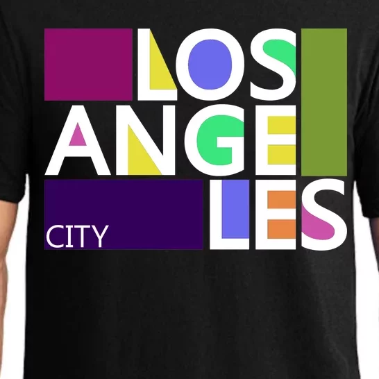 Los Angeles 1980's Logo Pajama Set