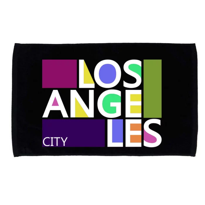 Los Angeles 1980's Logo Microfiber Hand Towel