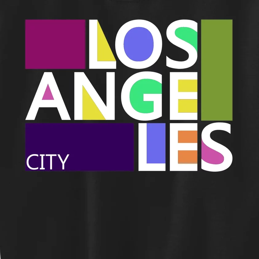 Los Angeles 1980's Logo Kids Sweatshirt