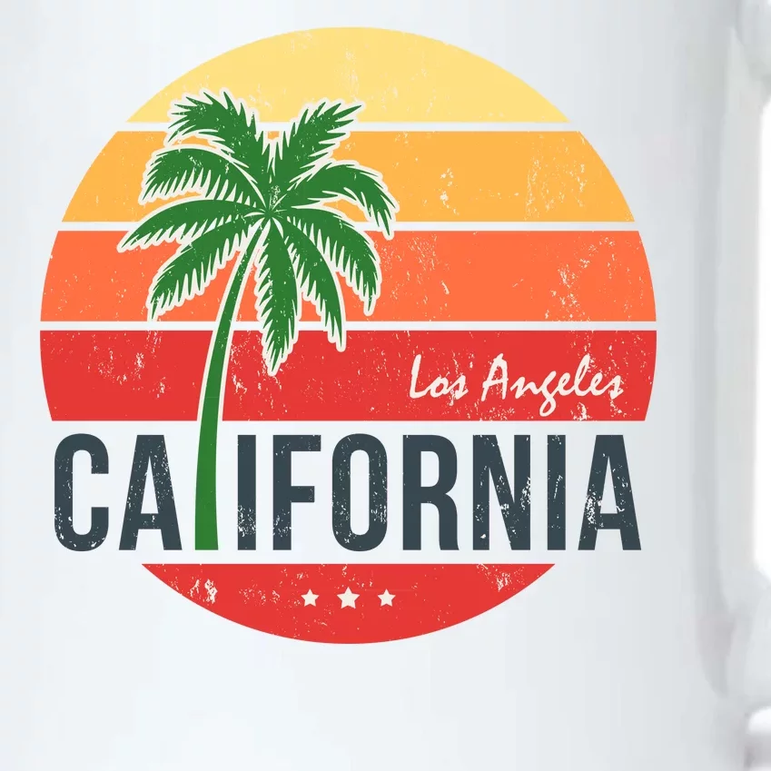 Los Angeles California Black Color Changing Mug