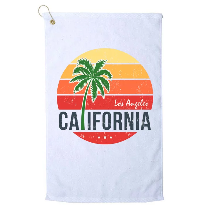 Los Angeles California Platinum Collection Golf Towel