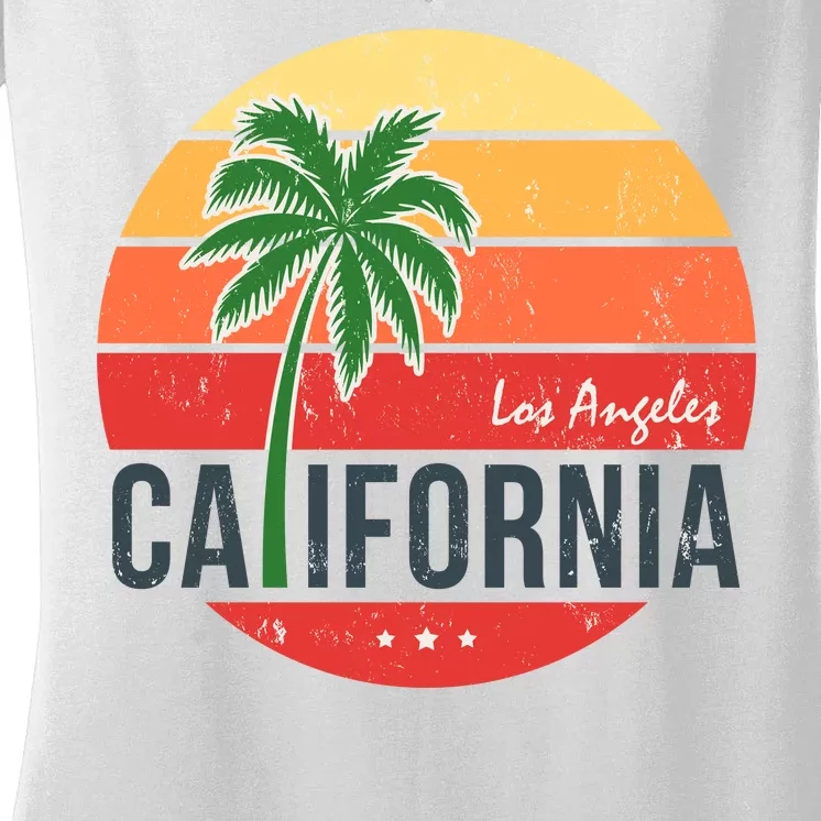 Los Angeles California Women's V-Neck T-Shirt