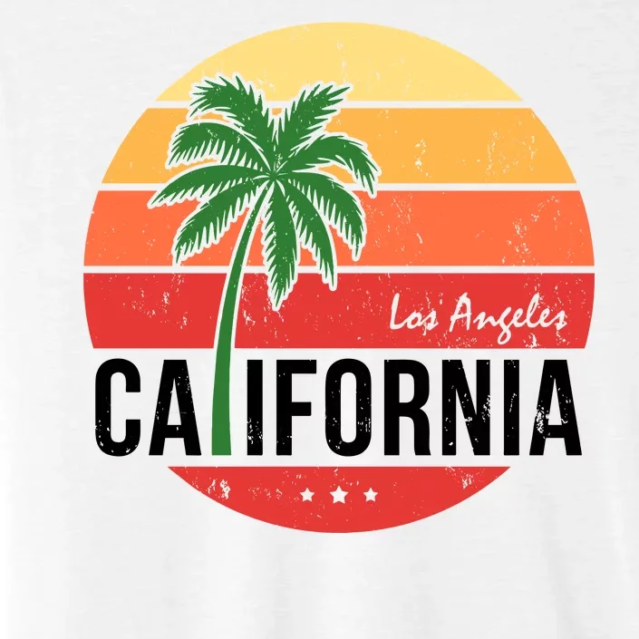 Los Angeles California Retro Circle ChromaSoft Performance T-Shirt