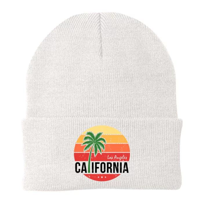 Los Angeles California Retro Circle Knit Cap Winter Beanie