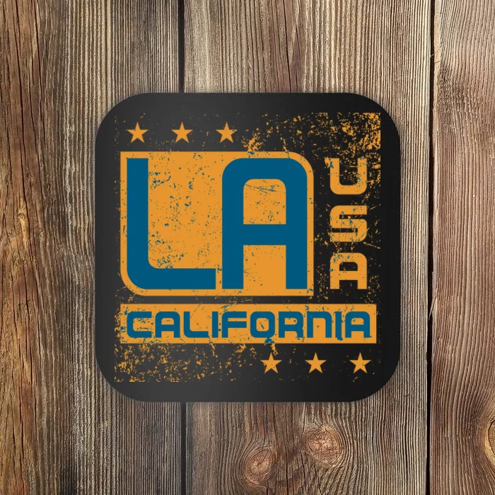 Los Angeles California Vintage Style LA Coaster