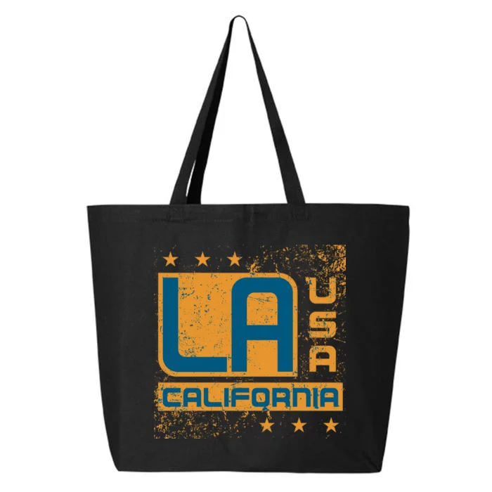 Los Angeles California Vintage Style LA 25L Jumbo Tote