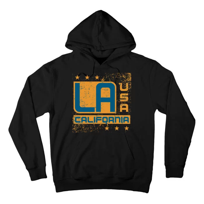 Los Angeles California Vintage Style LA Tall Hoodie