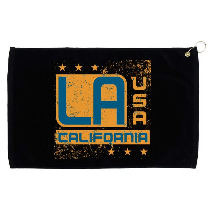 Los Angeles California Vintage Style LA Grommeted Golf Towel