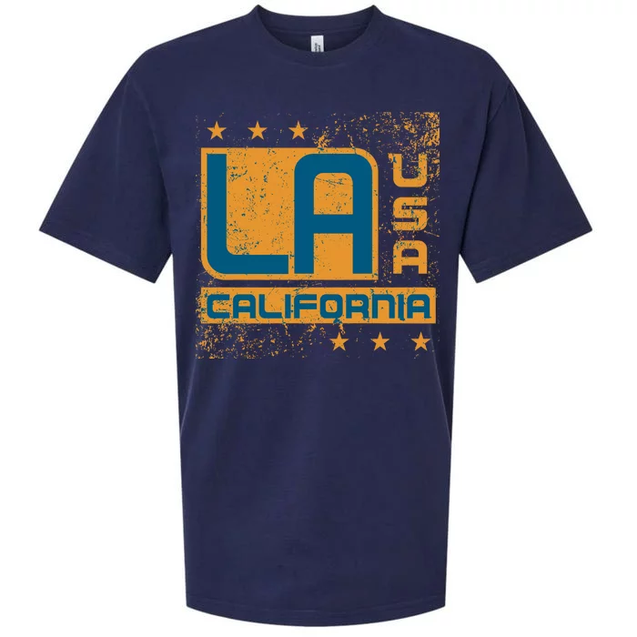 Los Angeles California Vintage Style LA Sueded Cloud Jersey T-Shirt