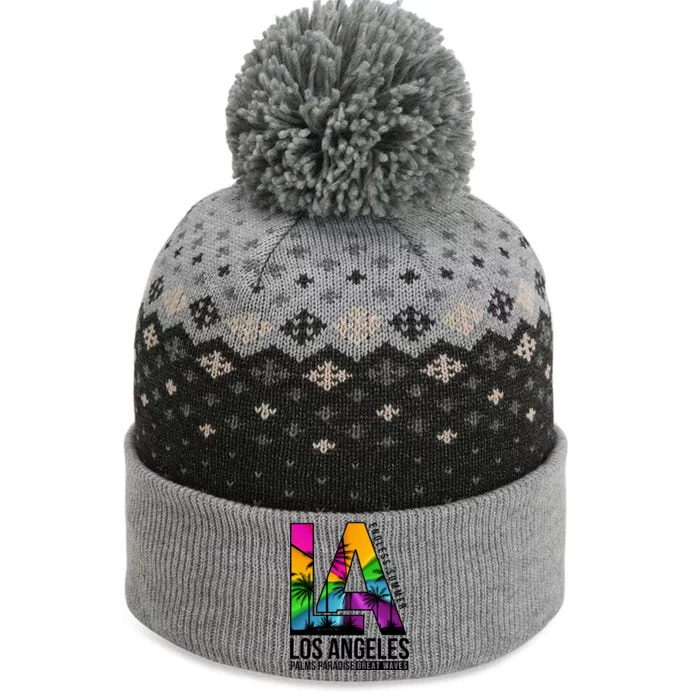 Los Angeles Endless Summer The Baniff Cuffed Pom Beanie