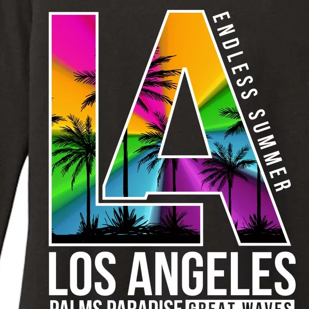 Los Angeles Endless Summer Womens CVC Long Sleeve Shirt