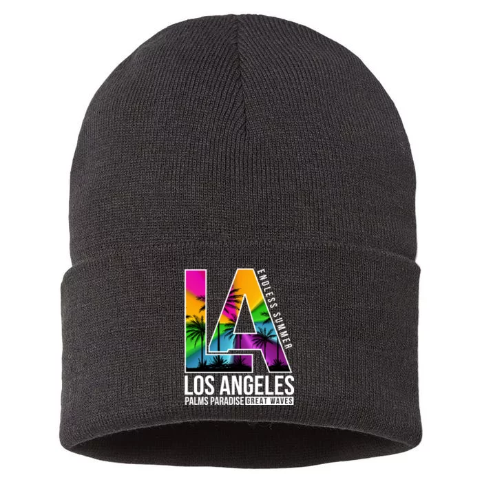 Los Angeles Endless Summer Sustainable Knit Beanie