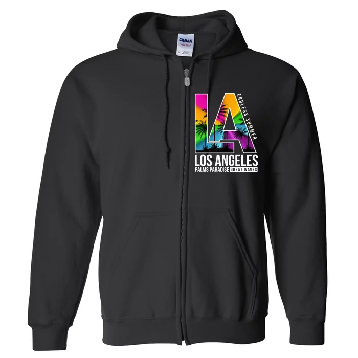 Los Angeles Endless Summer Full Zip Hoodie