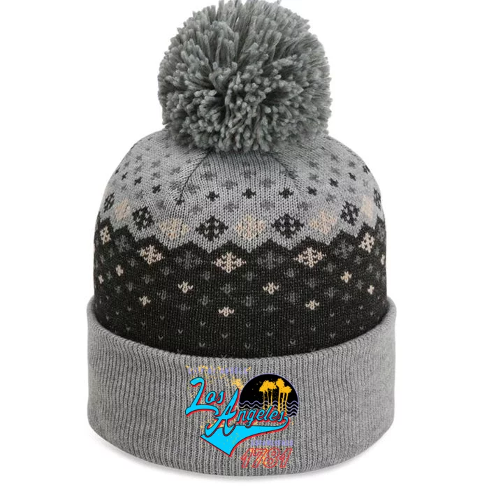 Los Angeles Est 1781 Retro The Baniff Cuffed Pom Beanie