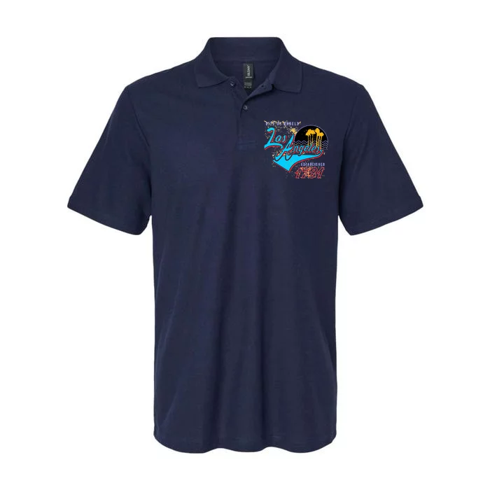 Los Angeles Est 1781 Retro Softstyle Adult Sport Polo