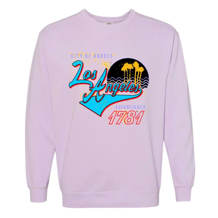 Los Angeles Est 1781 Retro Garment-Dyed Sweatshirt