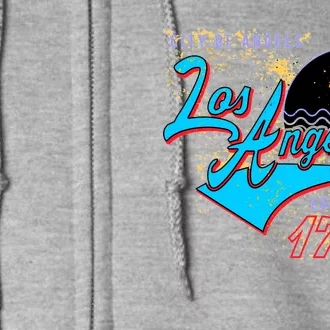 Los Angeles Est 1781 Retro Full Zip Hoodie