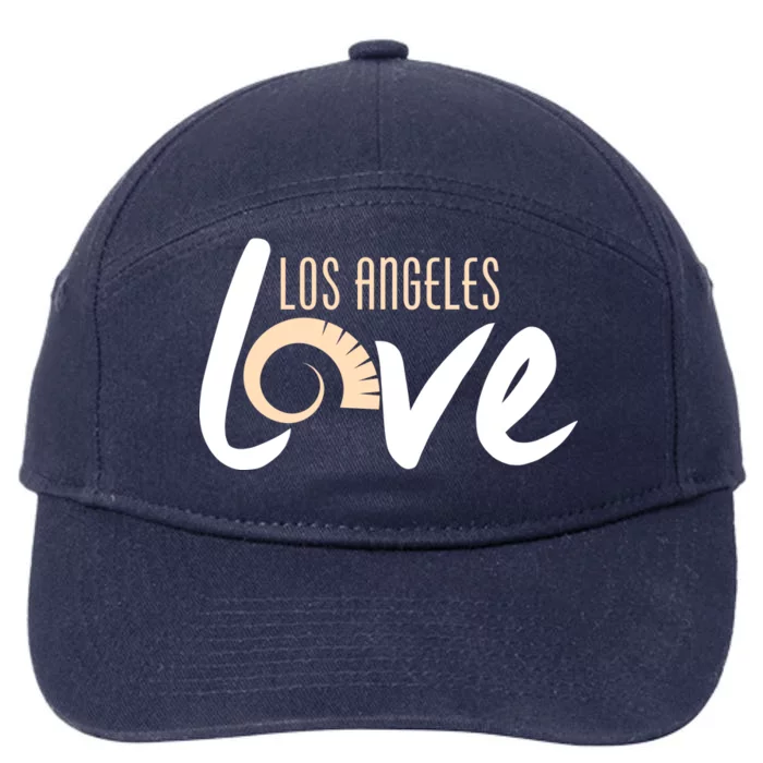 Los Angeles Love Football Fan 7-Panel Snapback Hat