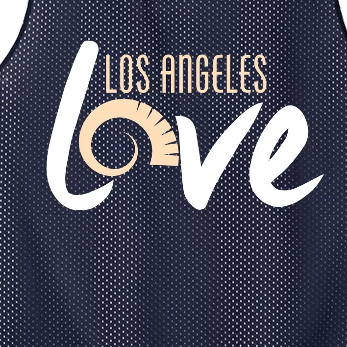 Los Angeles Love Football Fan Mesh Reversible Basketball Jersey Tank