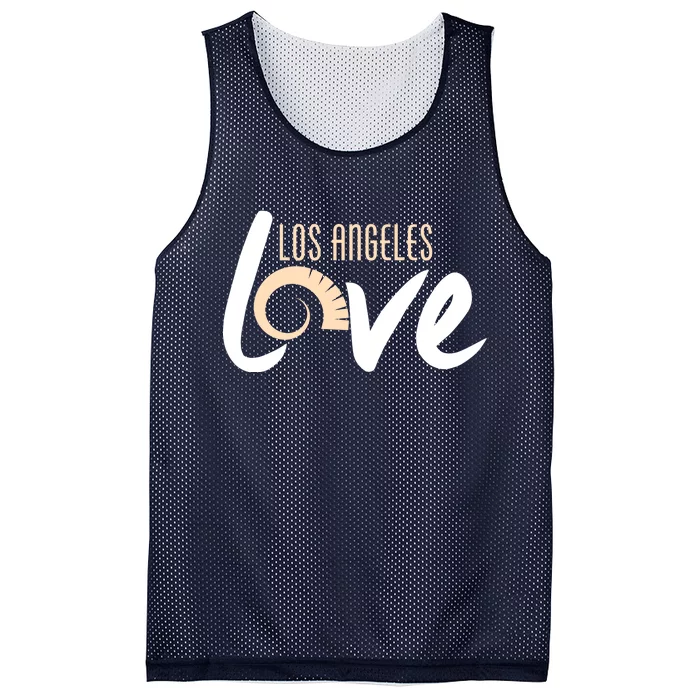 Los Angeles Love Football Fan Mesh Reversible Basketball Jersey Tank