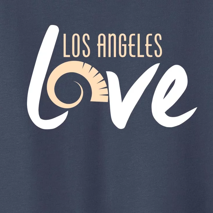 Los Angeles Love Football Fan Toddler T-Shirt