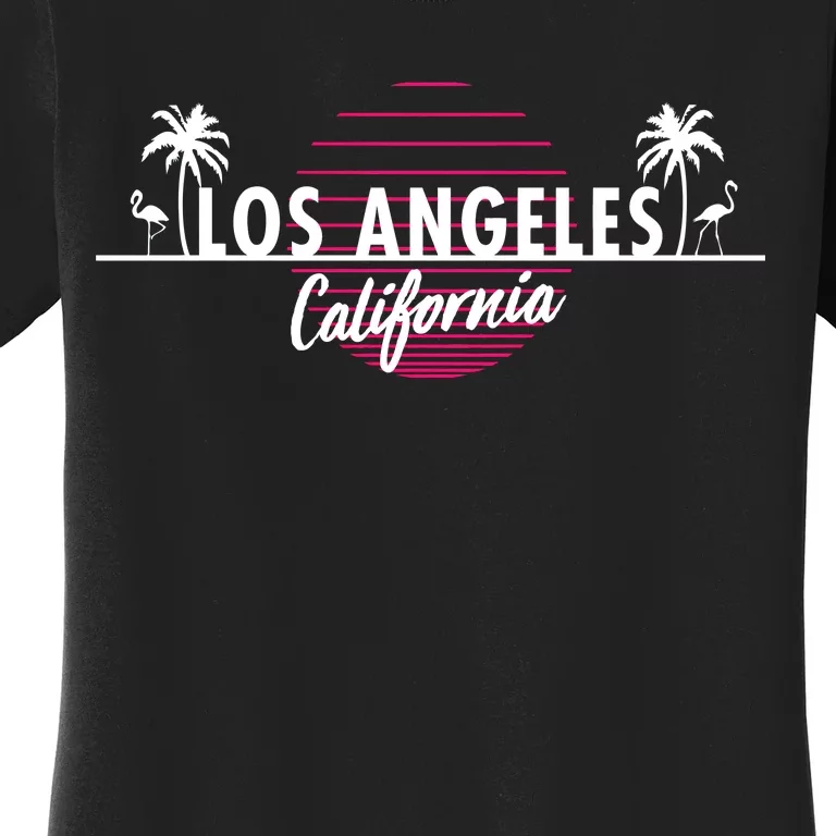 Los Angeles Retro Palm Trees Women's T-Shirt