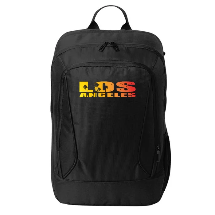 Los Angeles Retro Sunset City Backpack