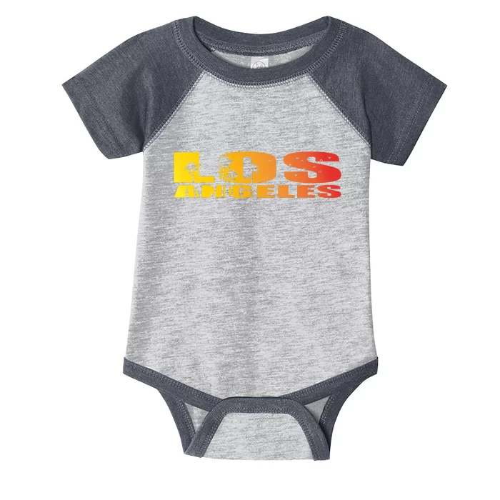 Los Angeles Retro Sunset Infant Baby Jersey Bodysuit