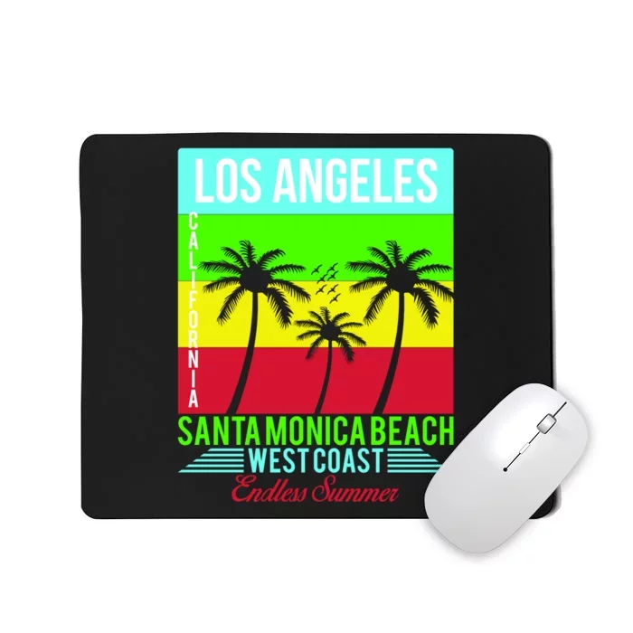 Los Angeles Santa Monica Beach Mousepad