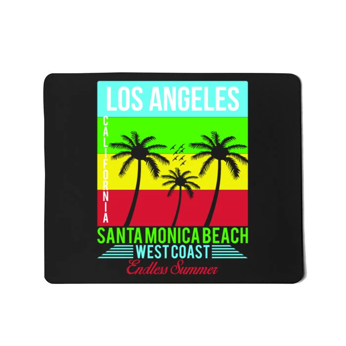 Los Angeles Santa Monica Beach Mousepad