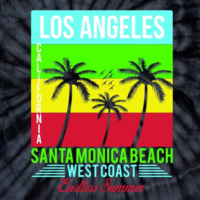 Los Angeles Santa Monica Beach Tie-Dye T-Shirt