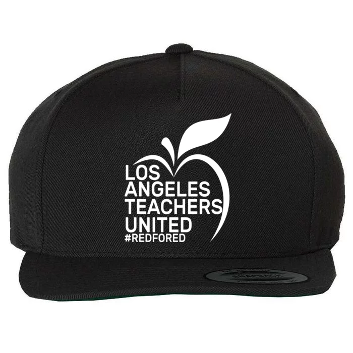 Los Angeles Teachers United Red For Ed Wool Snapback Cap