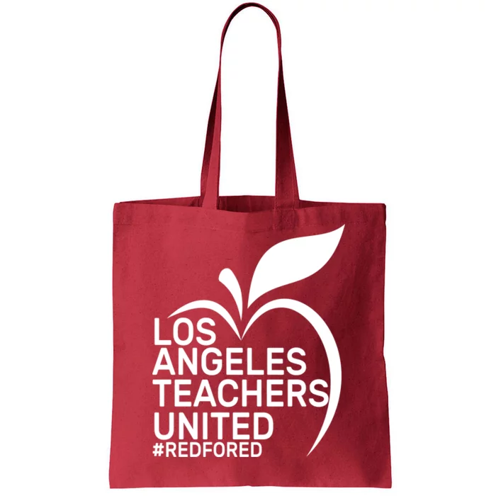 Los Angeles Teachers United Red For Ed Tote Bag