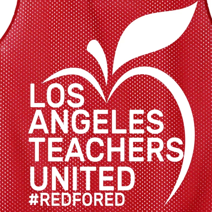 Los Angeles Teachers United Red For Ed Mesh Reversible Basketball Jersey Tank