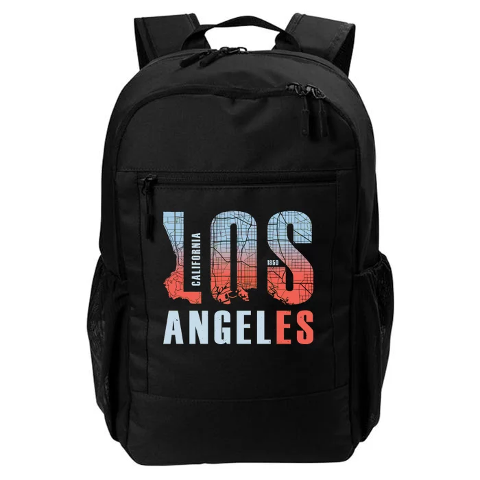 Los Angeles Vintage Emblem Daily Commute Backpack