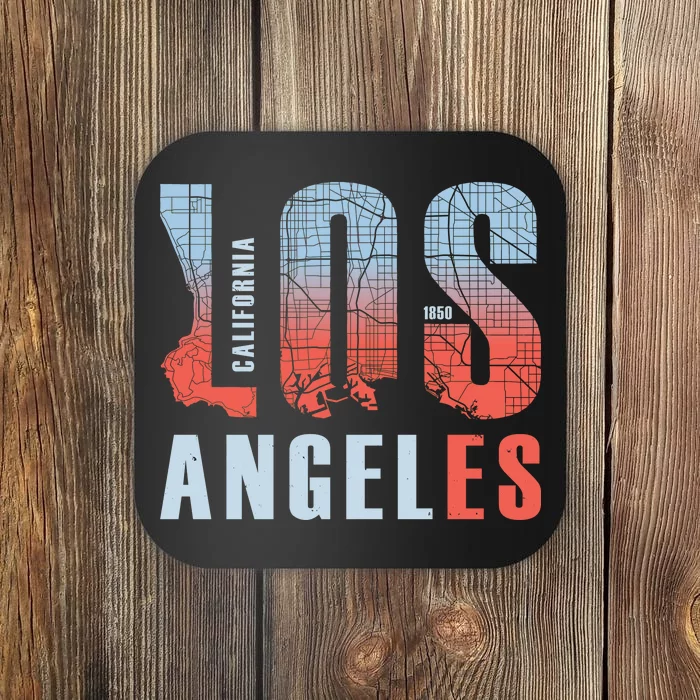 Los Angeles Vintage Emblem Coaster