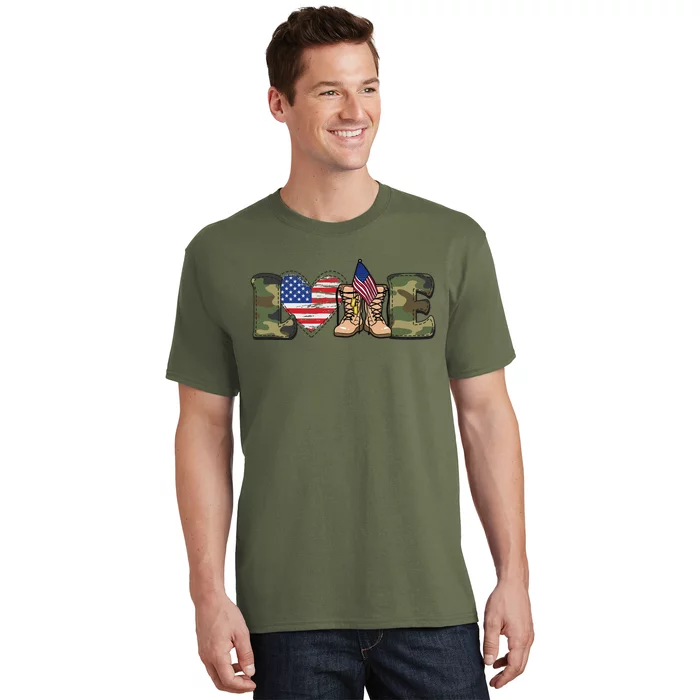 Love Our Soldiers, US Troops T-Shirt