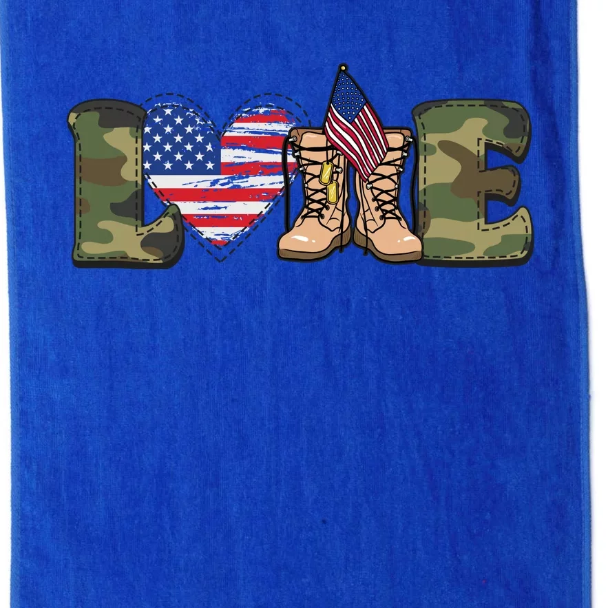 Love Our Soldiers, US Troops Platinum Collection Golf Towel