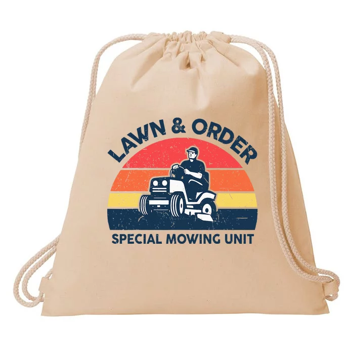 Lawn Order Special Mowing Unit Gardening Dad Father Day Gift Drawstring Bag