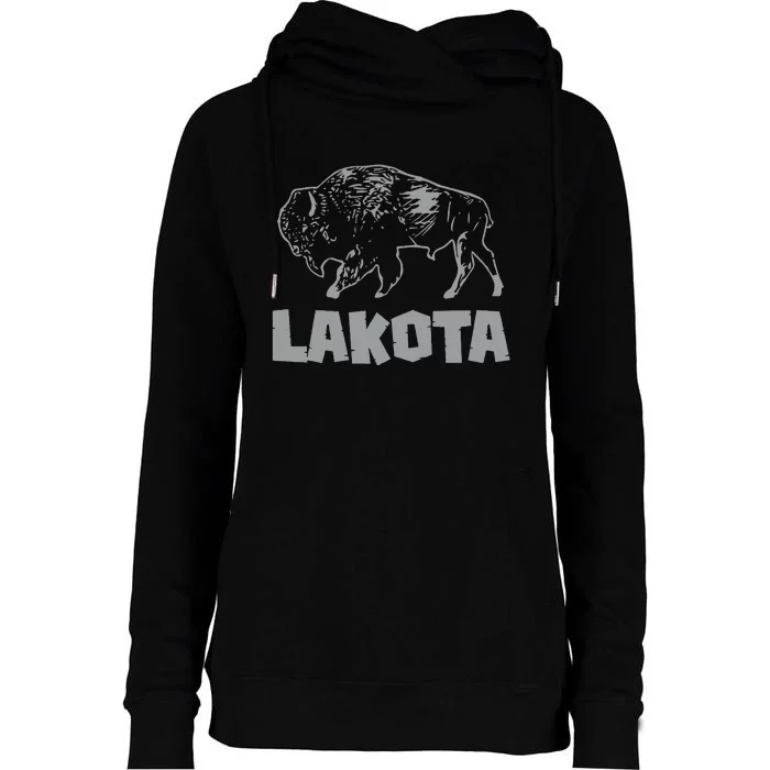 Lakota Oglala Sioux Tribe Native American Day Indigenous Womens Funnel Neck Pullover Hood