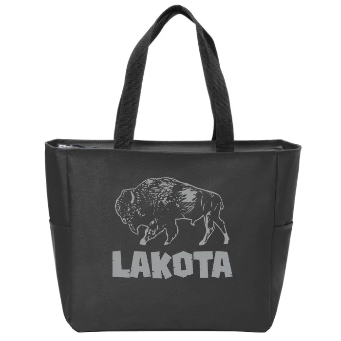 Lakota Oglala Sioux Tribe Native American Day Indigenous Zip Tote Bag