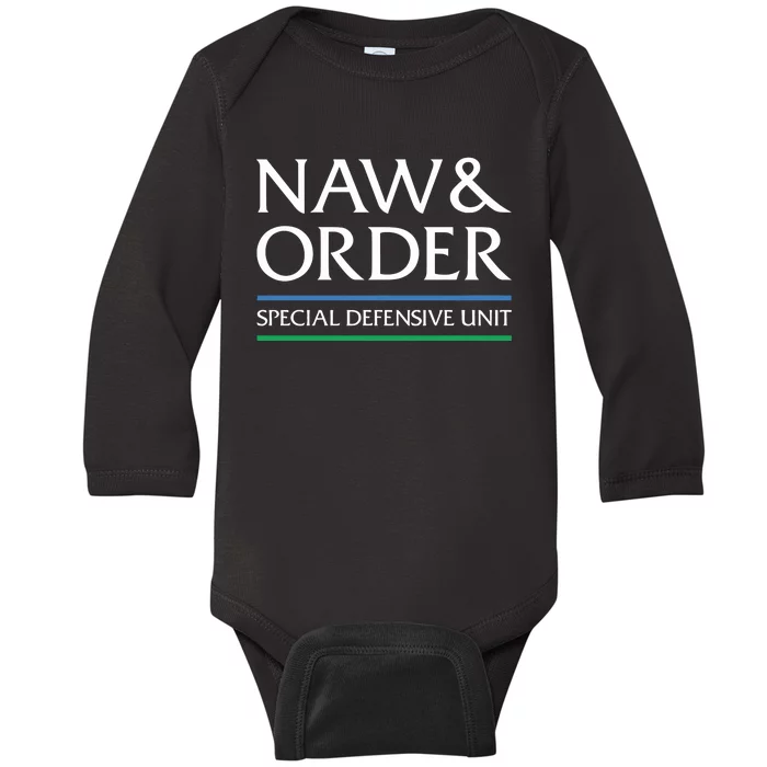 Law & Order Special Defensive Baby Long Sleeve Bodysuit