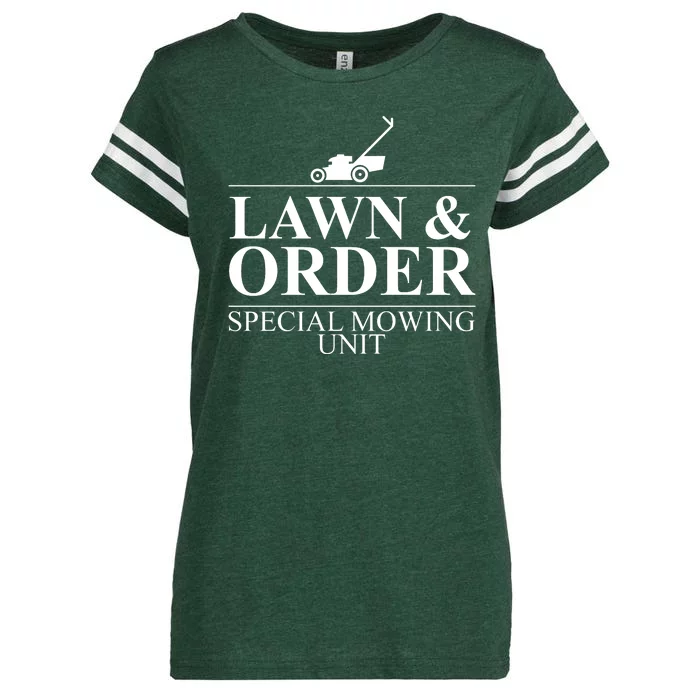 Lawn & Order Special Mowing Unit Enza Ladies Jersey Football T-Shirt