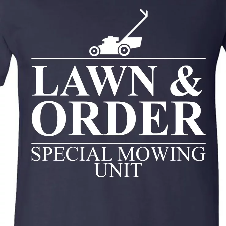 Lawn & Order Special Mowing Unit V-Neck T-Shirt