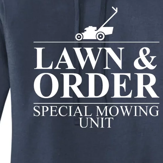 Lawn & Order Special Mowing Unit Women's Pullover Hoodie